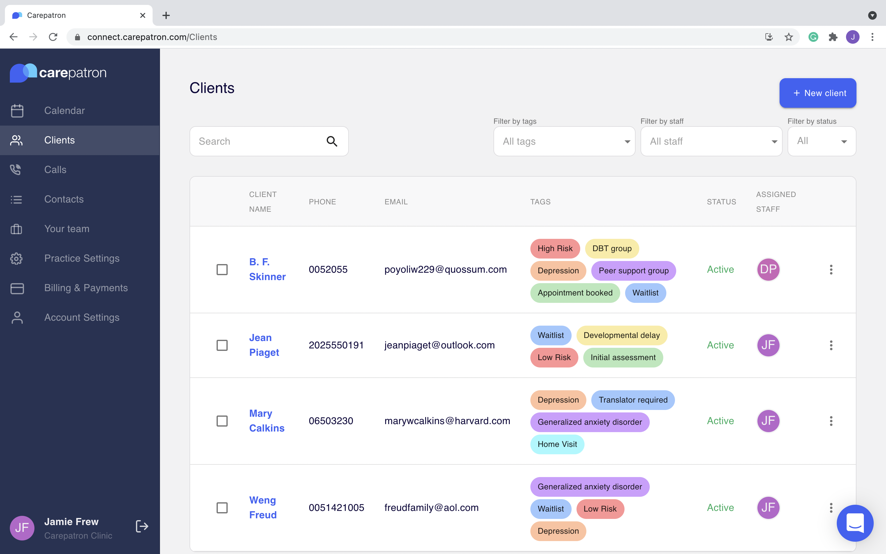 Carepatron Software - 2