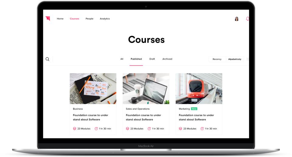 Auzmor Learn Software - 4