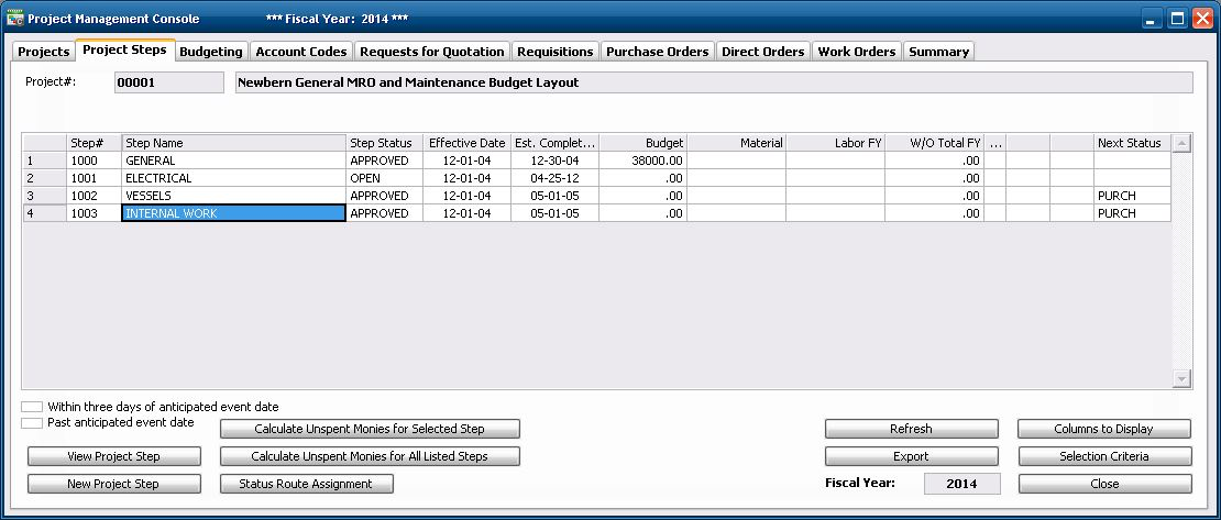 DirectLine Software - Project management module