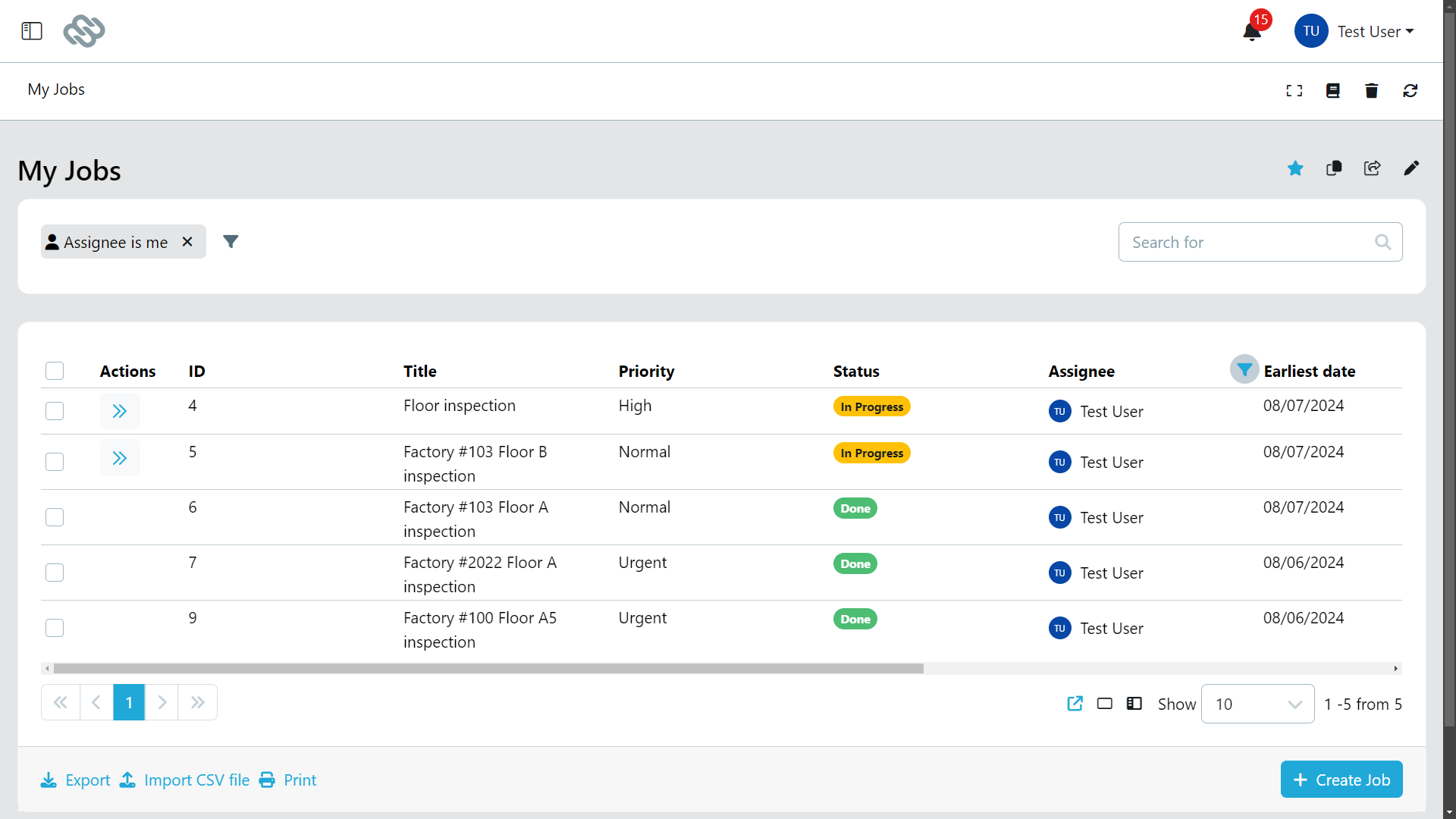 Mobile2b Software - Interactive custom dashboard