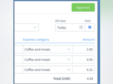 Sunrise Software - Approve expense claims
