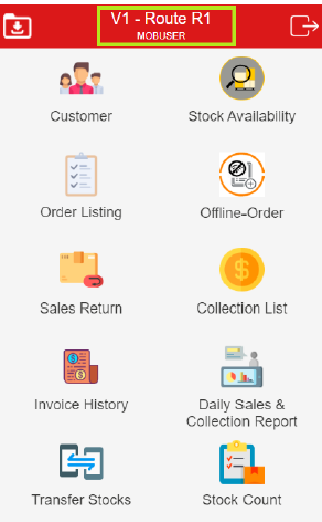 An Offline App developed in eMOBIQ for the Field/Van Sales