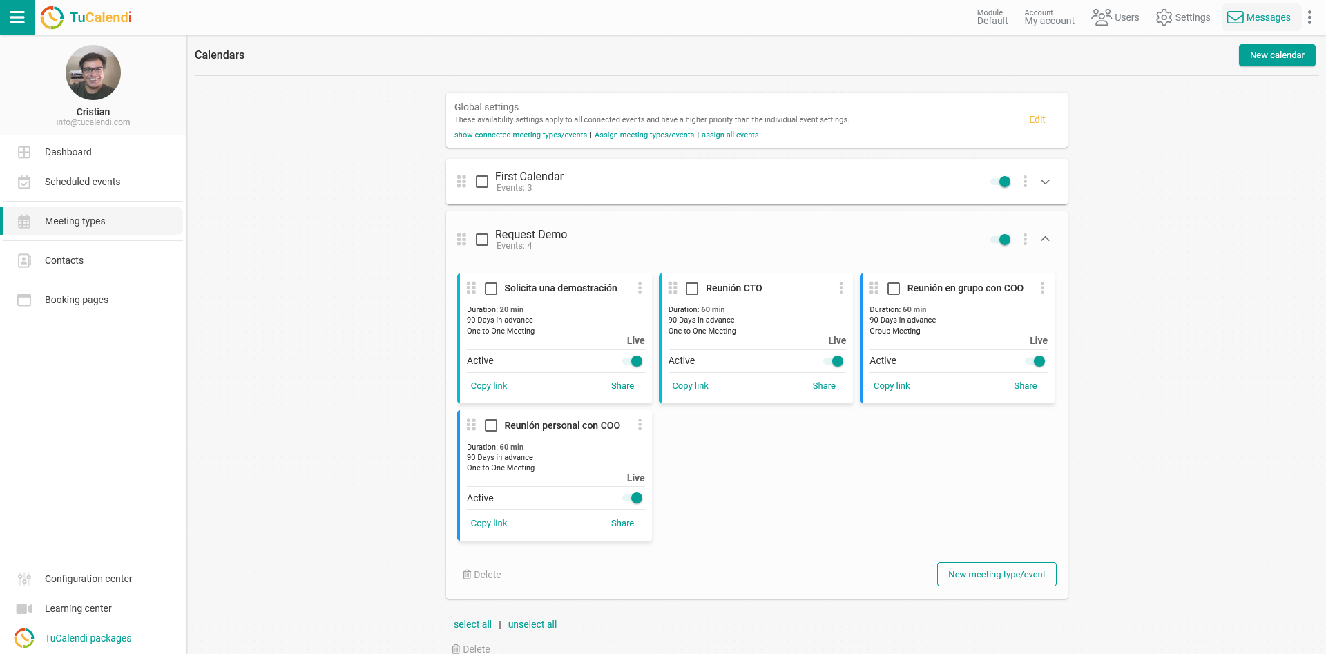 TuCalendi Software - 2