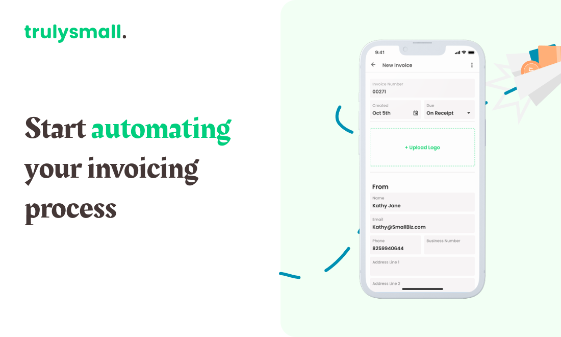 TrulySmall Invoices screenshot