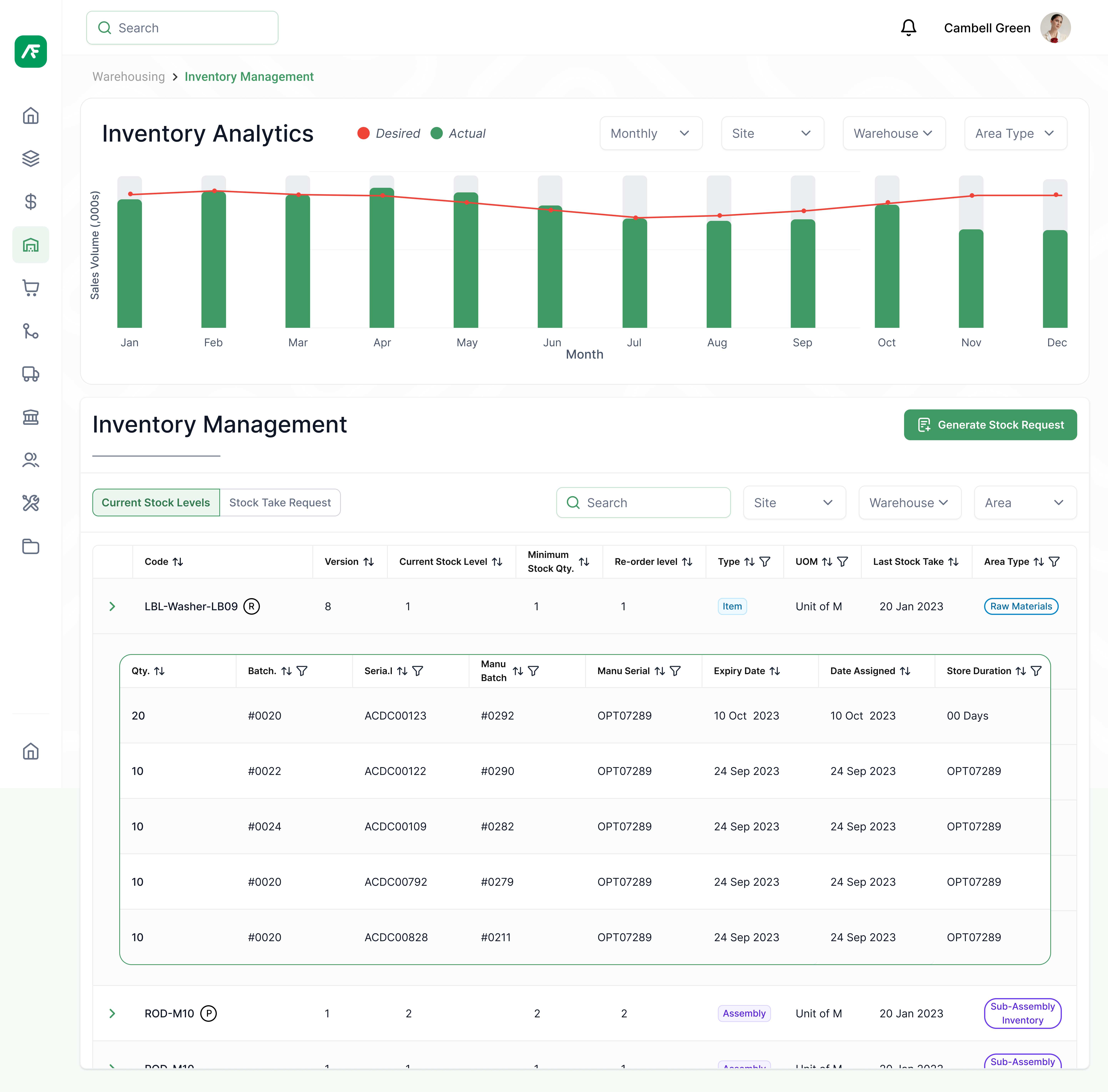 ArcFlow Software - ArcFlow inventory management