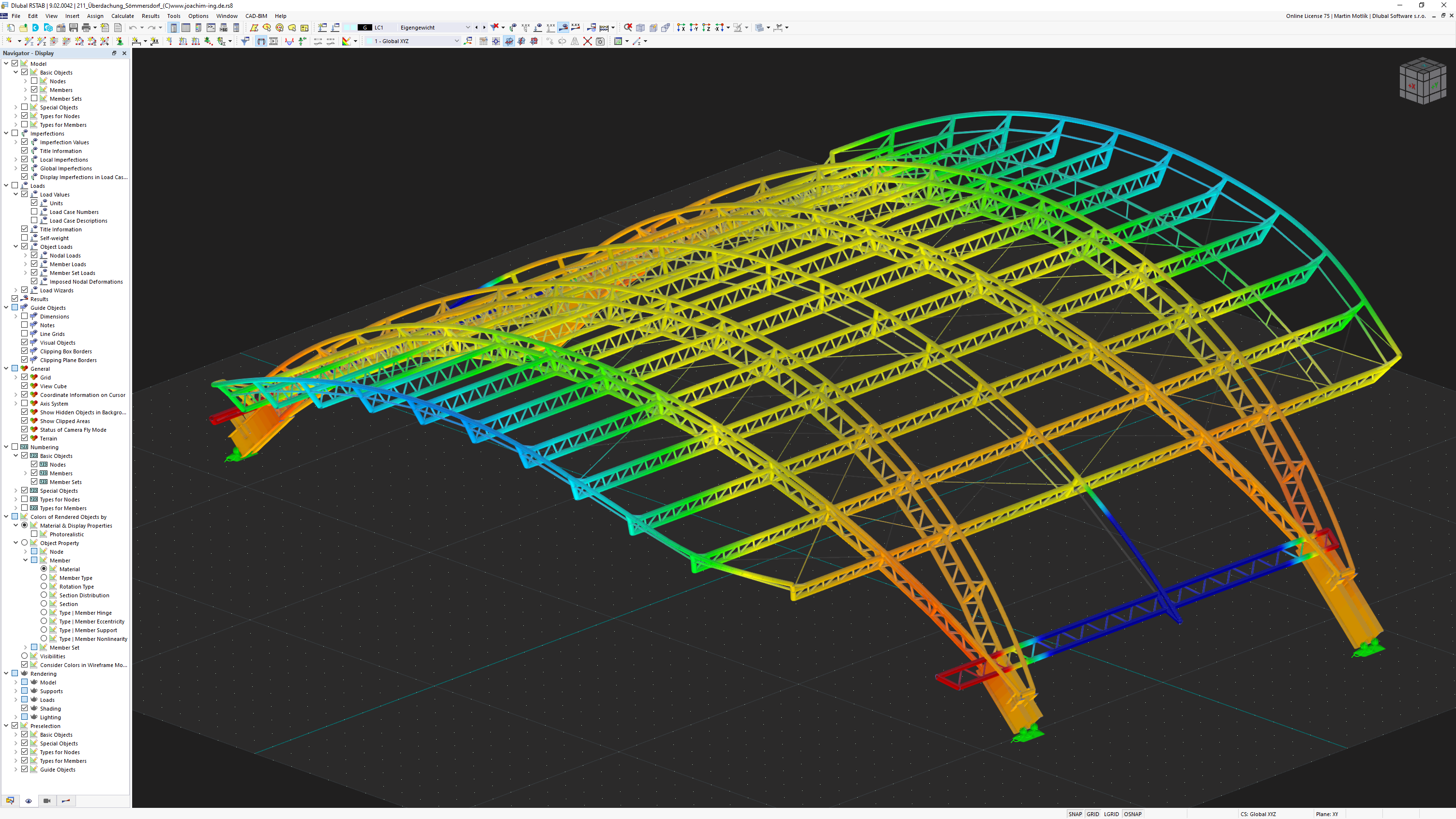 RFEM screenshot: Steel Design for RFEM 6
