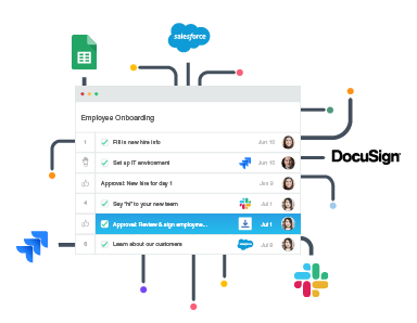Powered by an intuitive, no-code workflow builder. Build powerful workflows and corresponding automations with ease. 