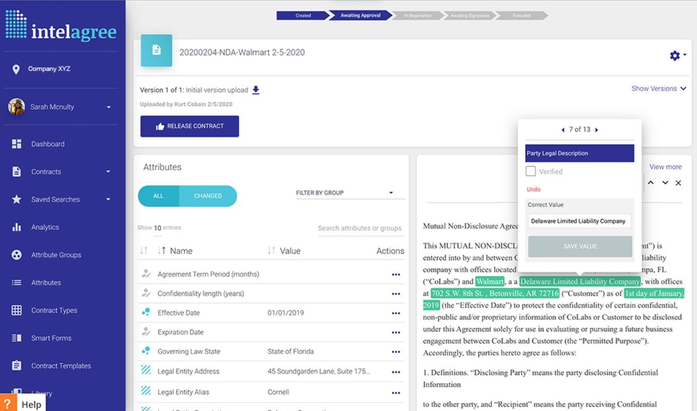 IntelAgree Software 2023 Reviews, Pricing & Demo
