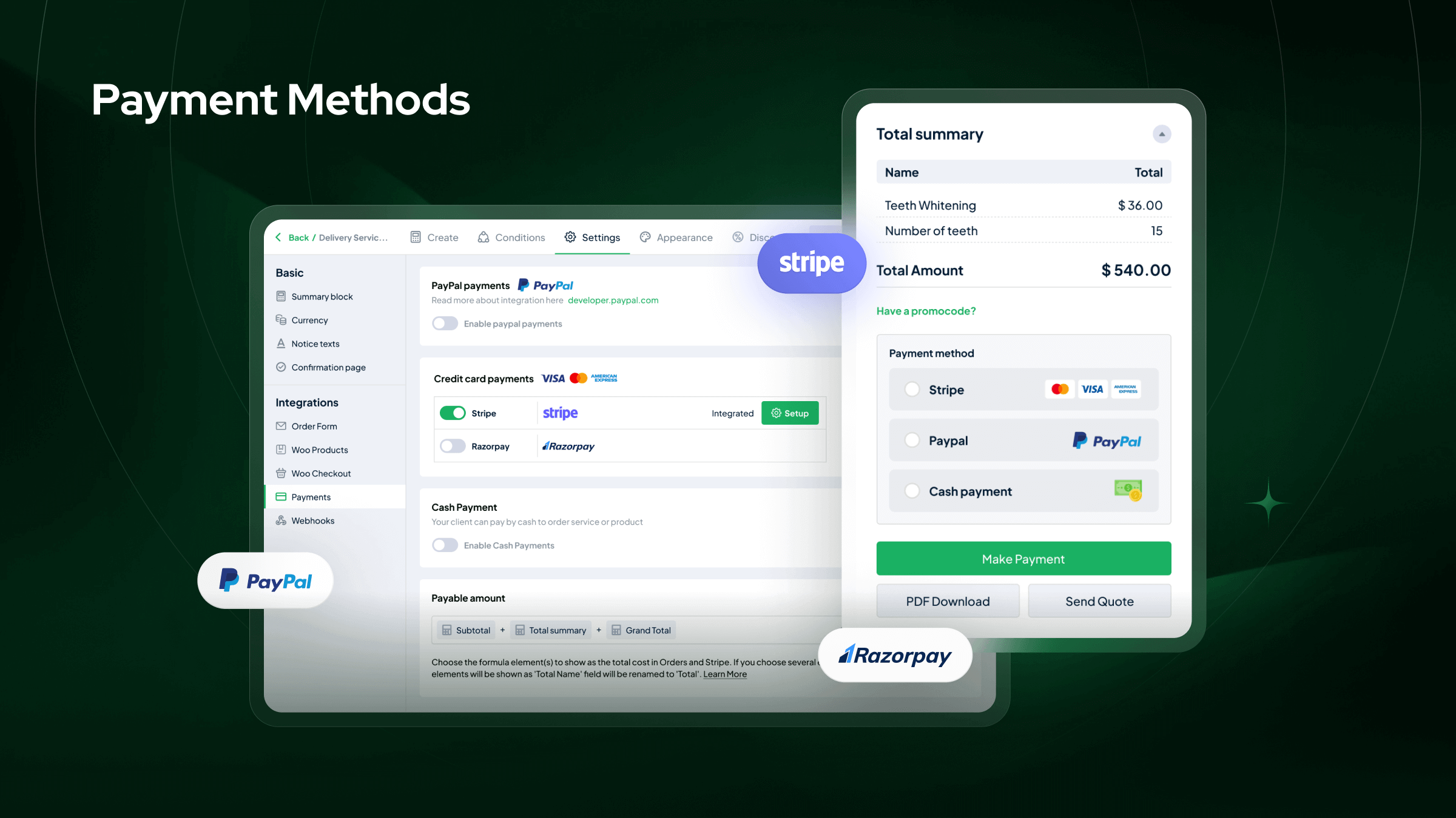 Cost Calculator Software - Online Payment Methods to Receive Funds Instantly