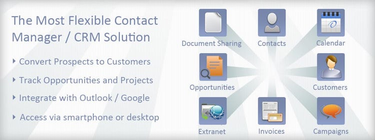OfficeClip Contact Management screenshot: Free contact management