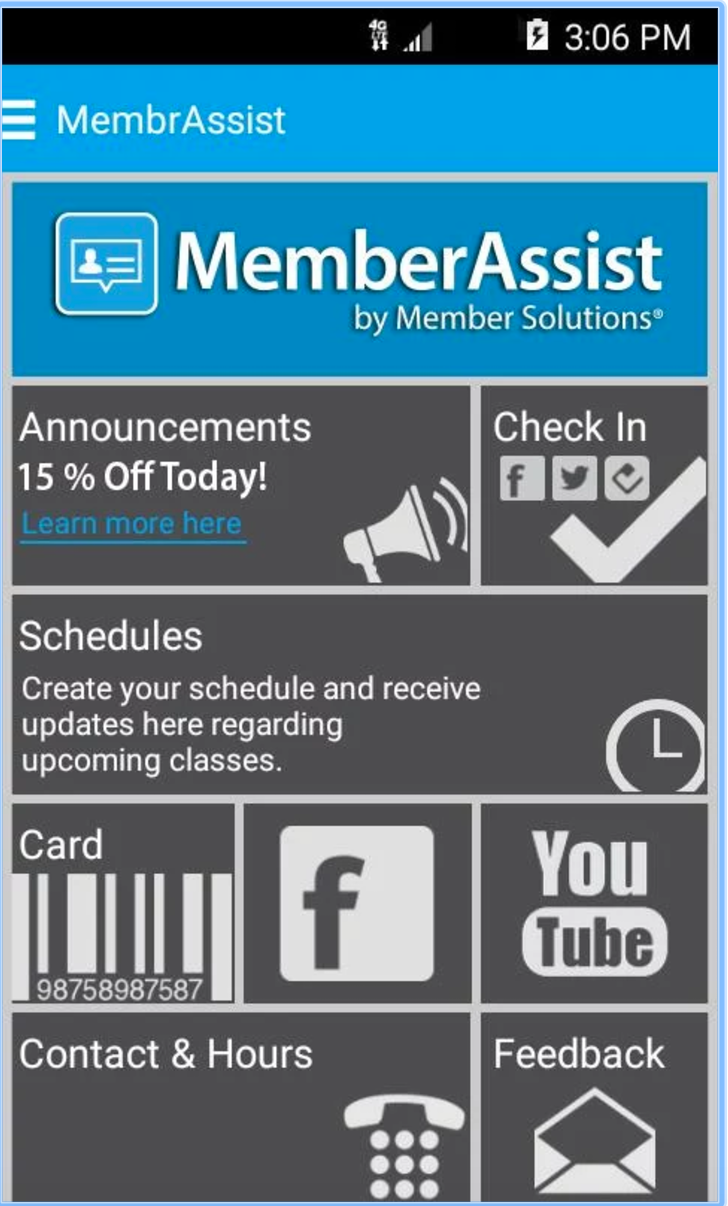 Member Solutions Software - Integrate with social media channels