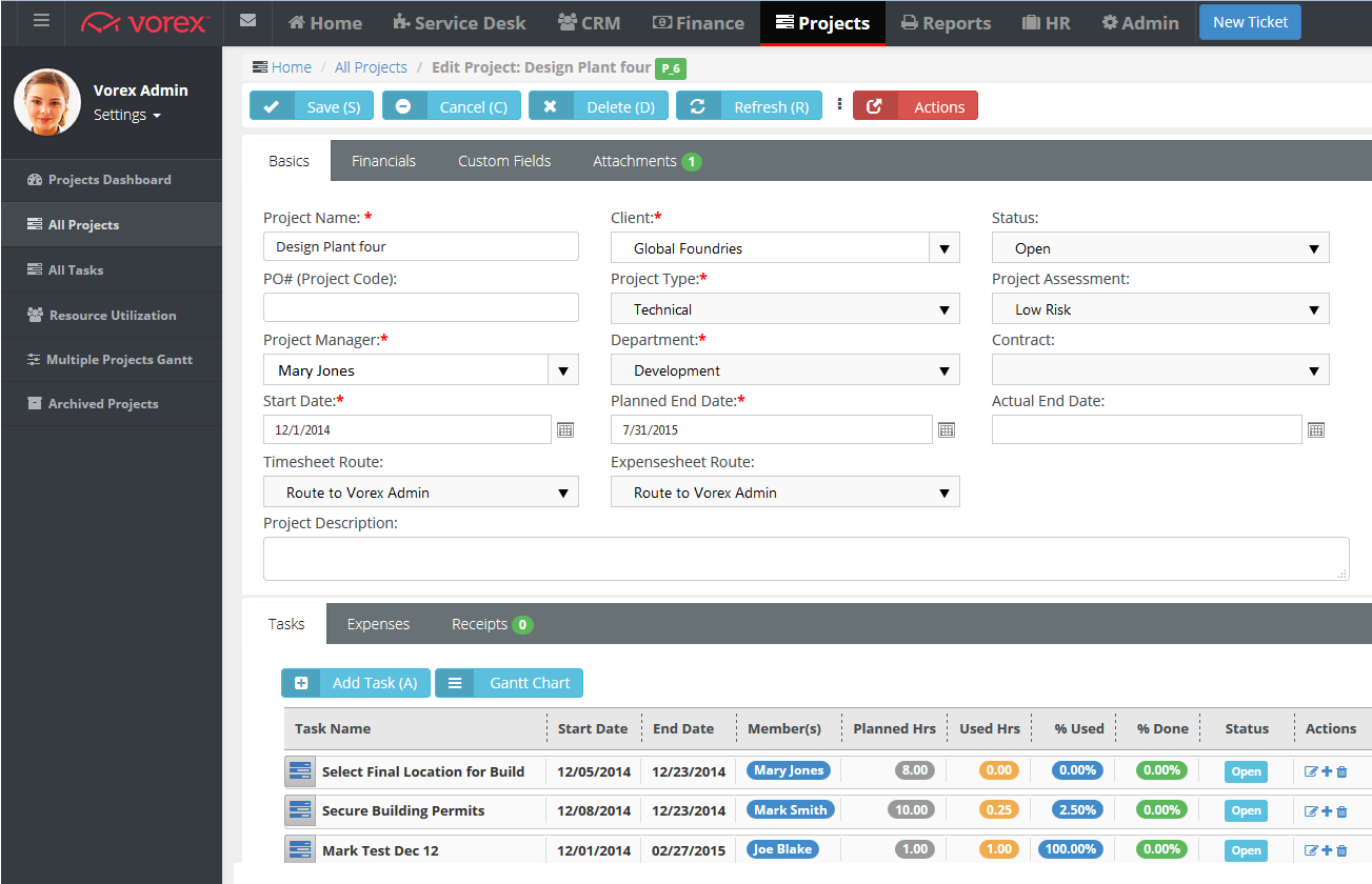 Project View