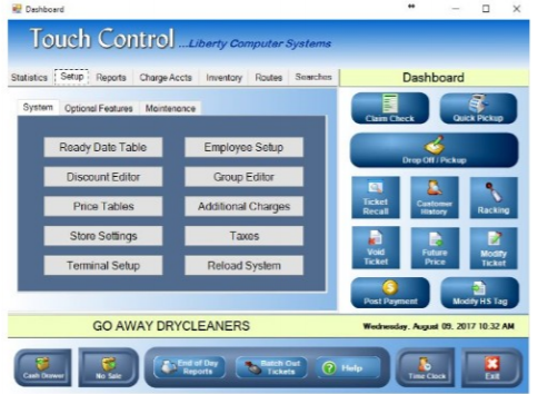 Touchcontrol server list