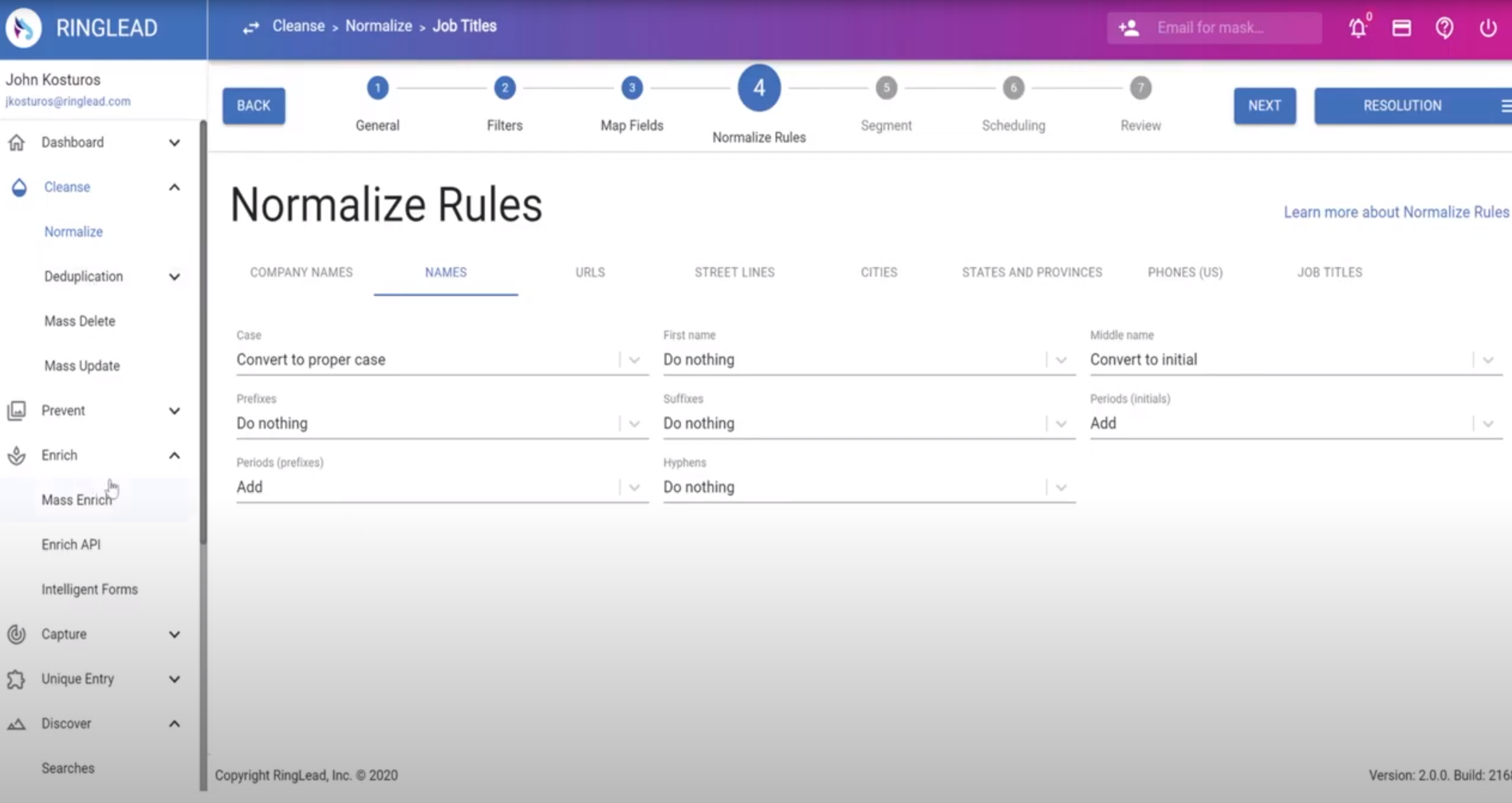 RingLead Software - RingLead rules