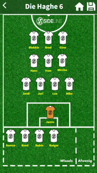 Sideline Software - Team & lineup management