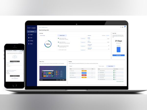 New Spark Software - New Spark dashboard