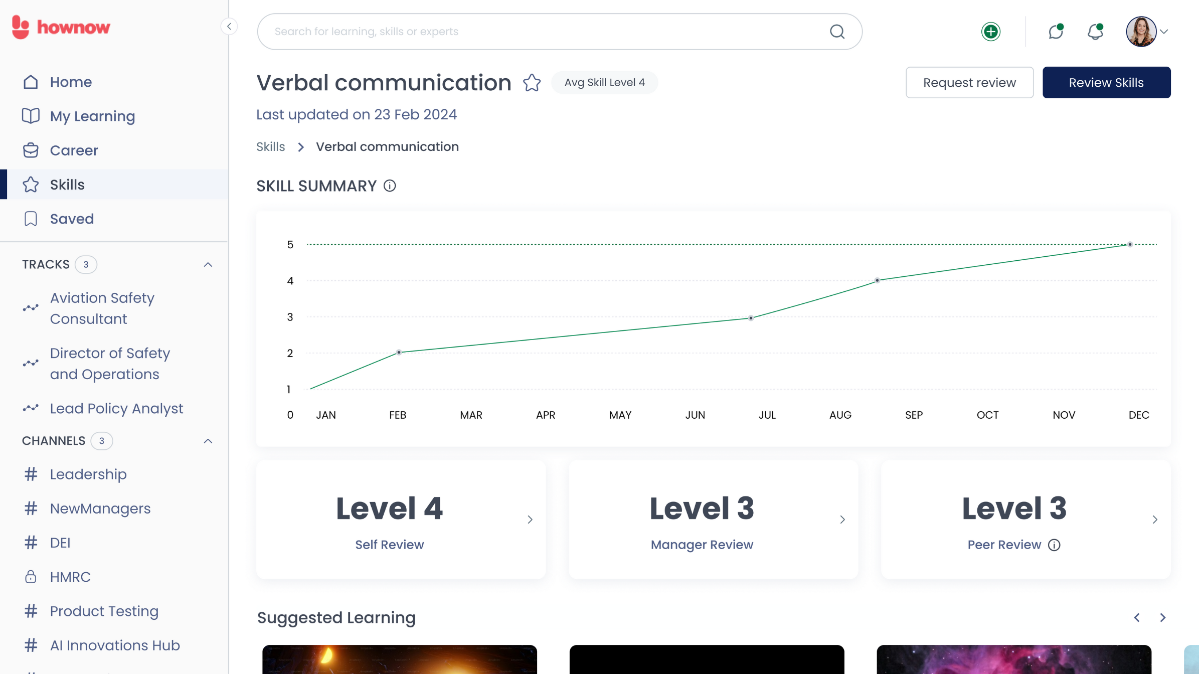 HowNow Software - Skills Summary