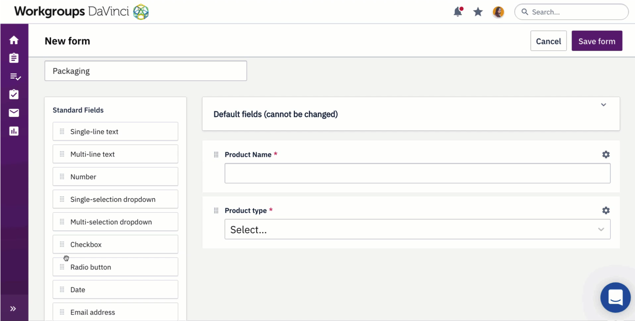 Enter strategy and creative briefs and/or job specs via configurable and dynamic intake forms