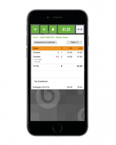 The responsive retail POS can be deployed across a range of devices