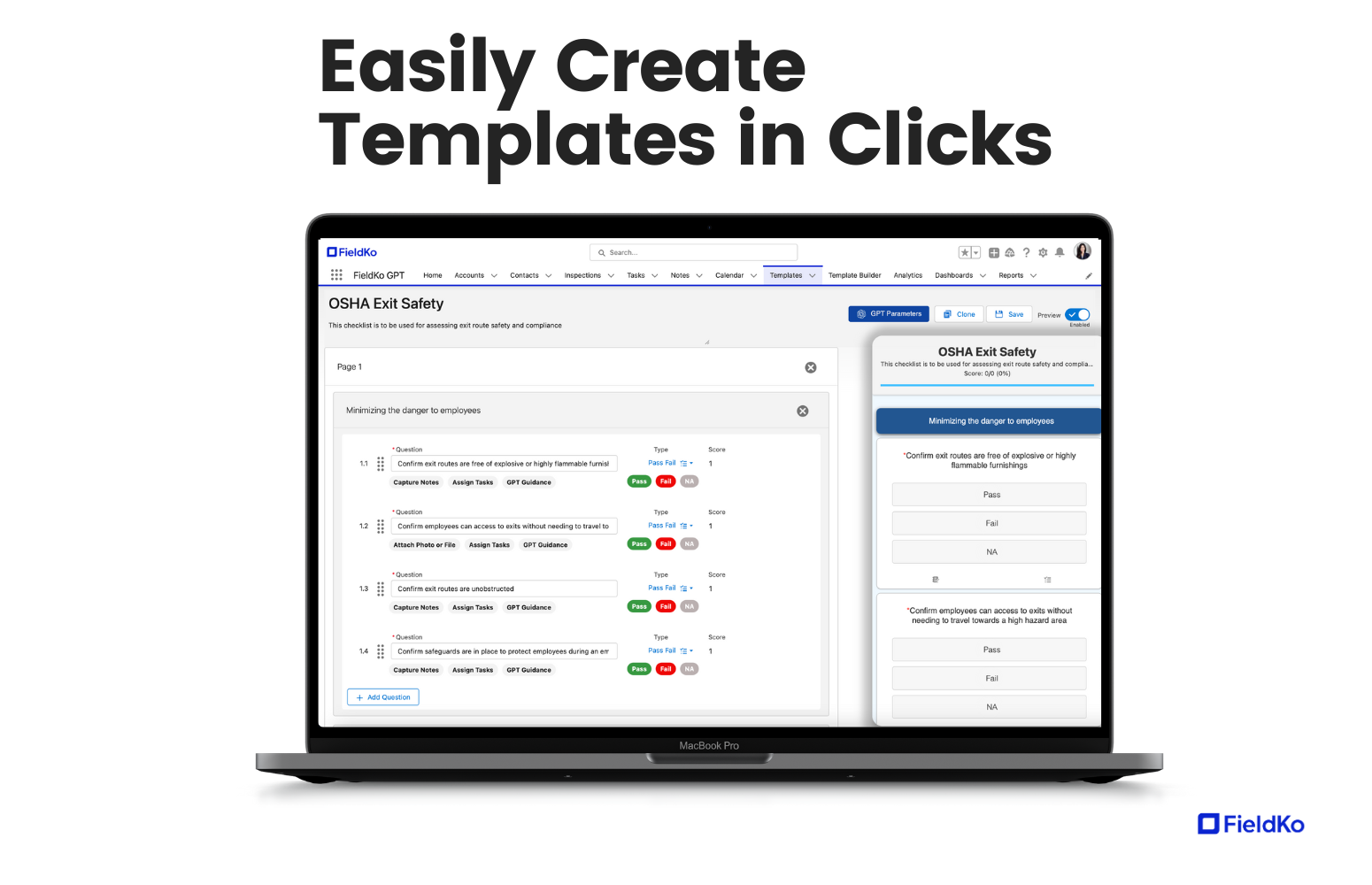 Easily Create Templates in Clicks