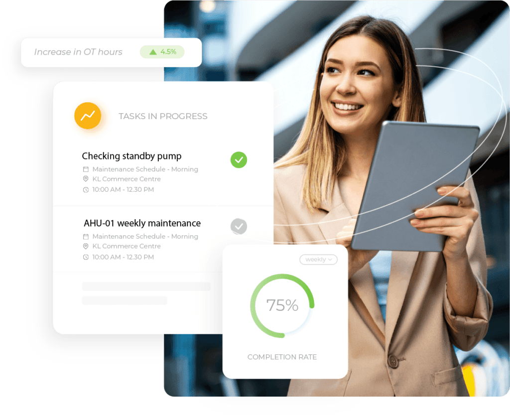 Collarwork.io screenshot: Productivity tracking