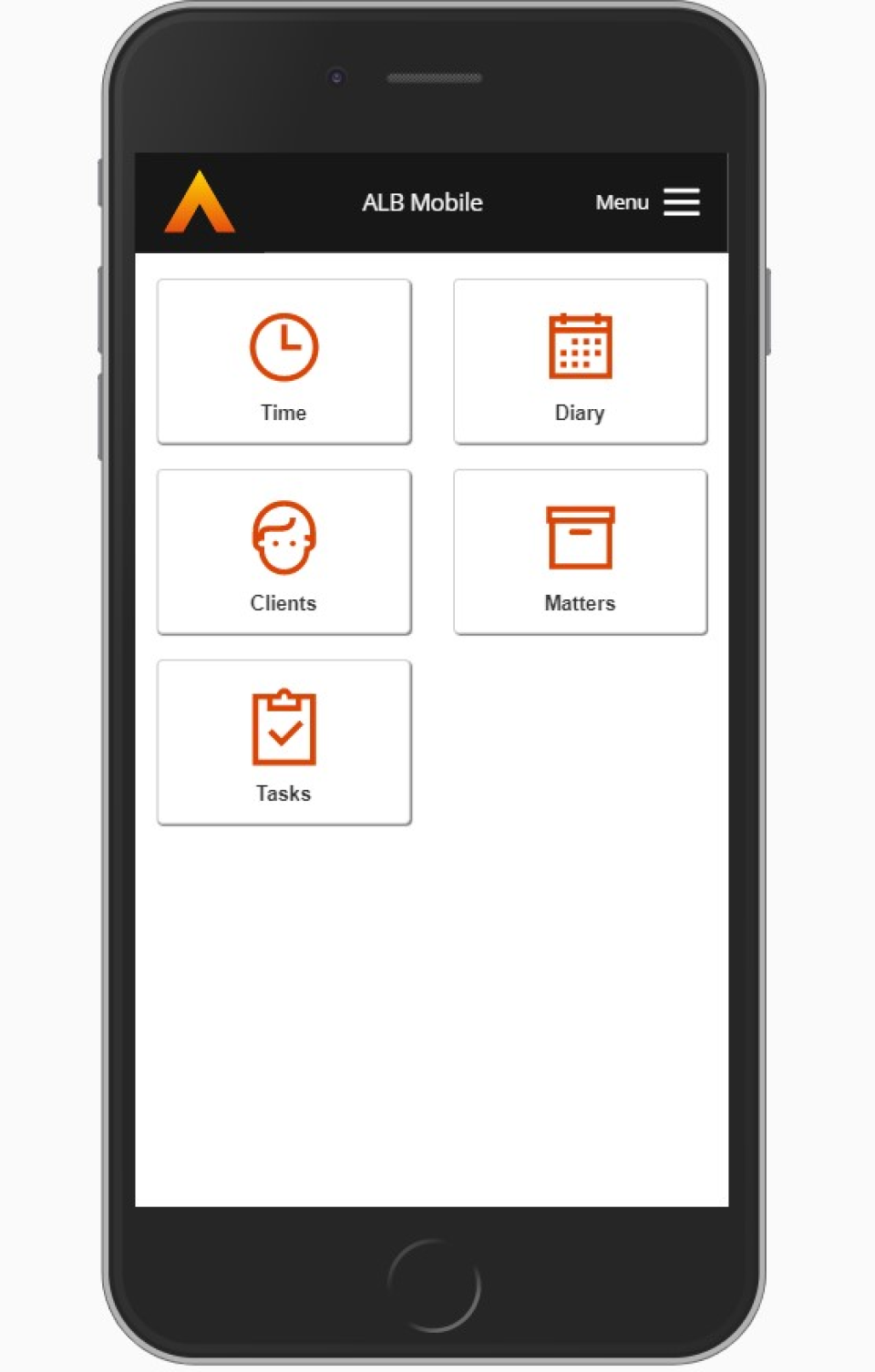 ALB Software - ALB Mobile - Menu