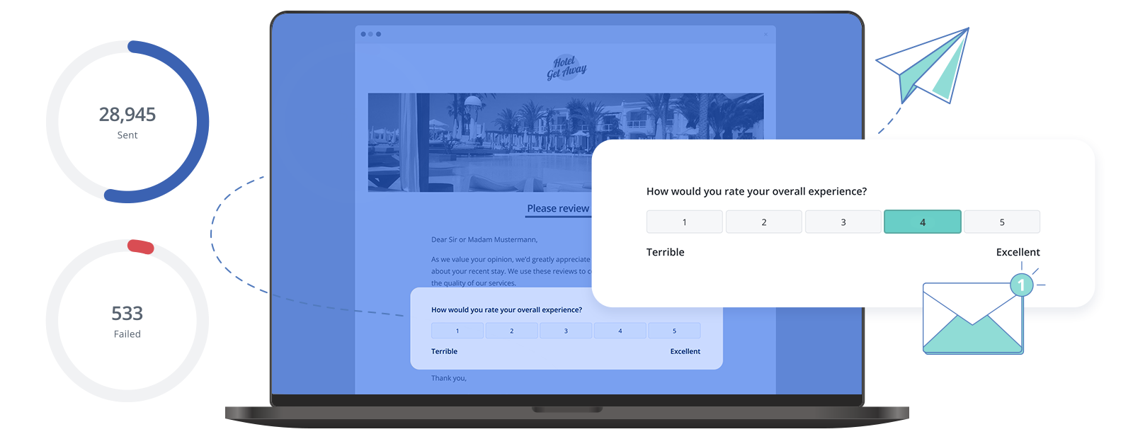 Capture feedback - Get set up once, get customer insights forever. Deliver engaging surveys on autopilot and capture feedback across every touchpoint. Connect insights from your customer’s digital and on-site experience