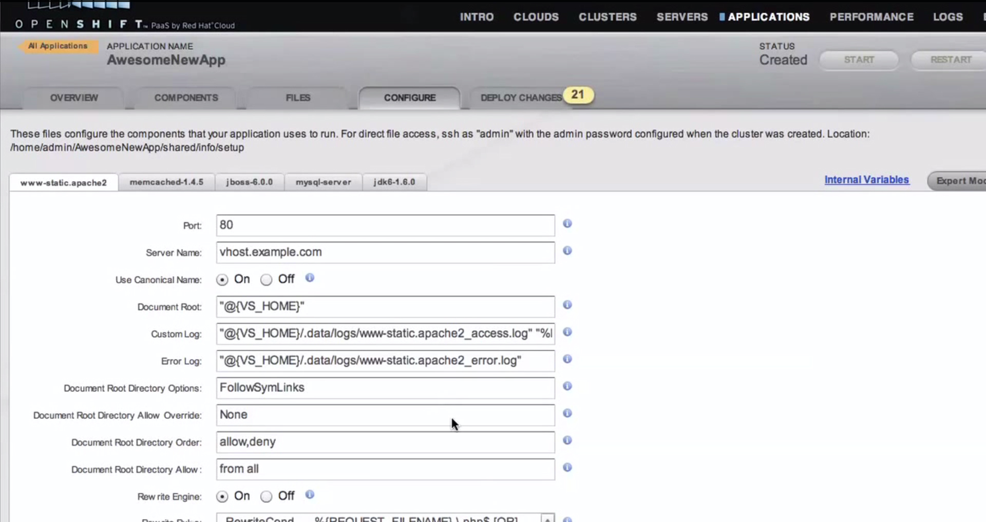 OpenShift Software - OpenShift-ApplicationDevelopment-Configure