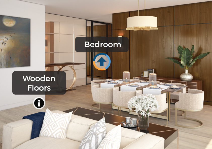 Virtual Tours Creator screenshot: Room map