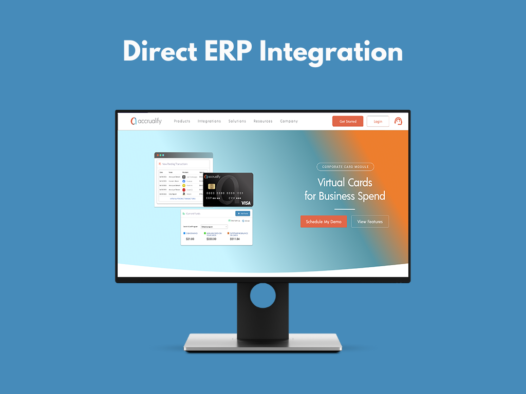 Accrualify Spend Management Platform Software - Our products directly sync with your ERP system for less data input and management.