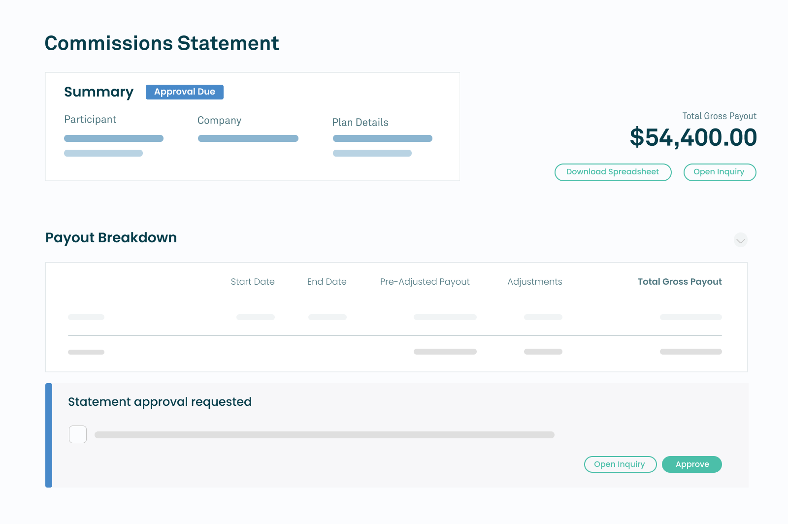 Give reps a customizable commissions statement so they can quickly see how much they've earned, details by each closed deal, and future earning potential to keep them motivated.