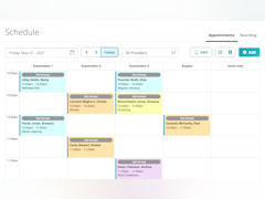IDEXX Neo Software - Appointment Scheduler: At-a-glance view of your day, appointment status and type. - thumbnail