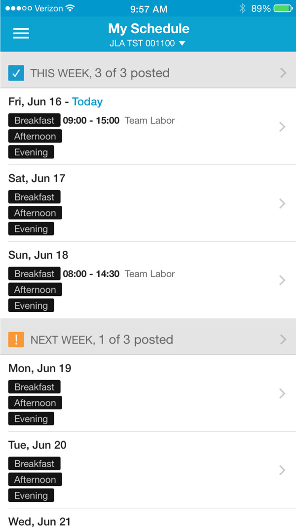 HotSchedules Software - 5