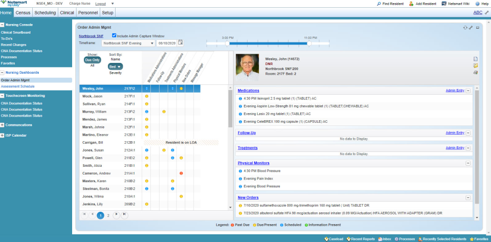 myUnity Senior Living Software - myUnity Senior Living order admin management