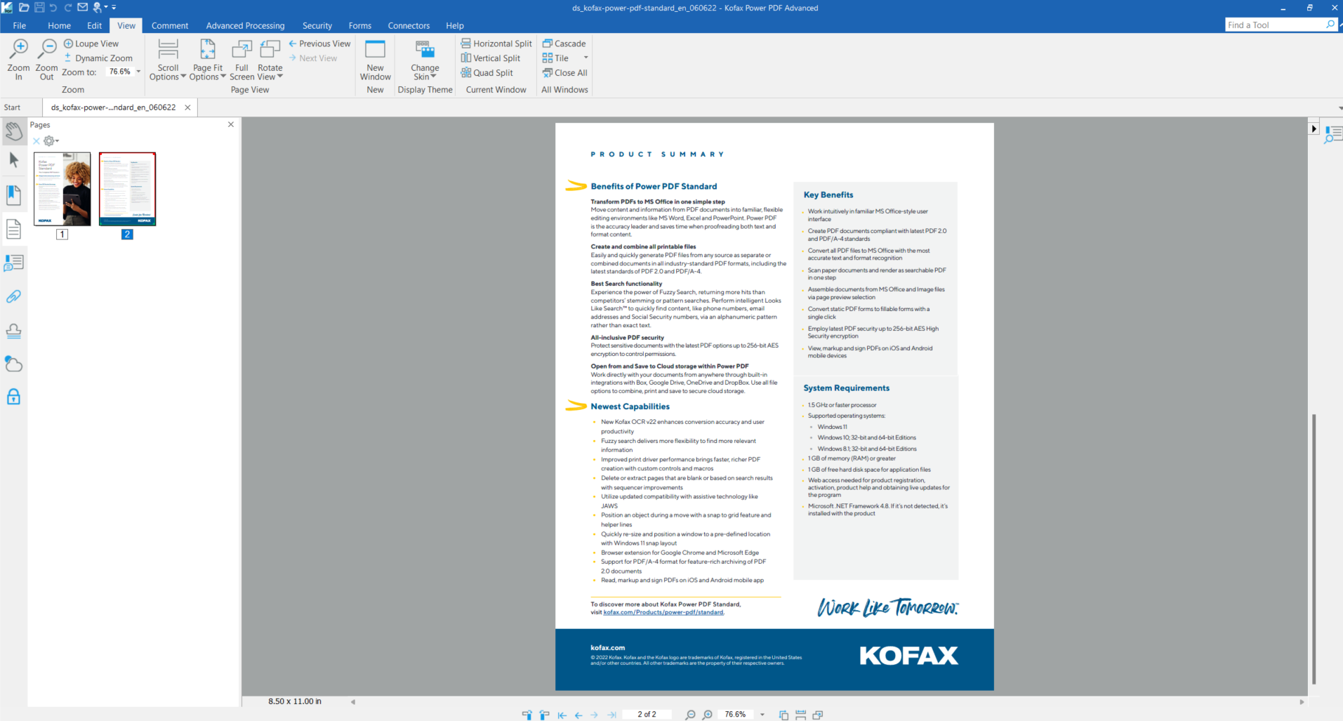 Kofax Power PDF Software - 4