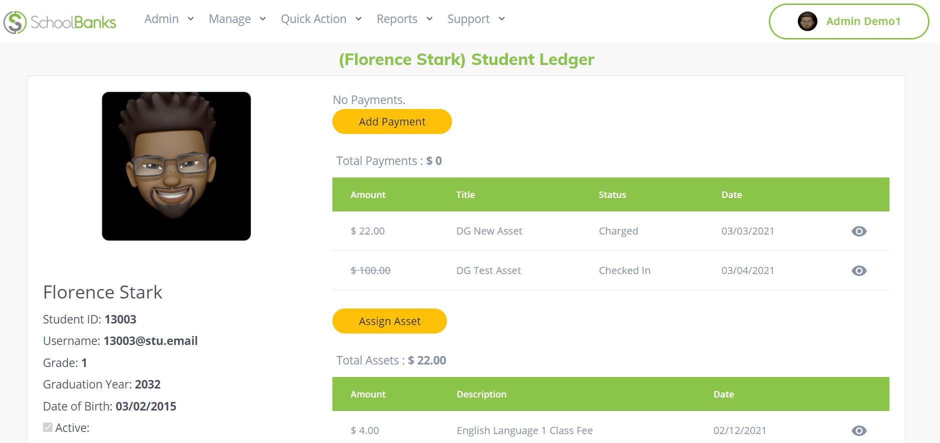 SchoolBanks.Com Software - 2