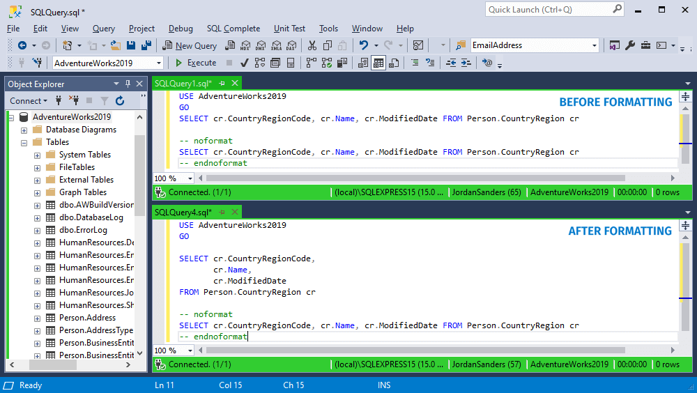 SQL Complete Logiciel - 2