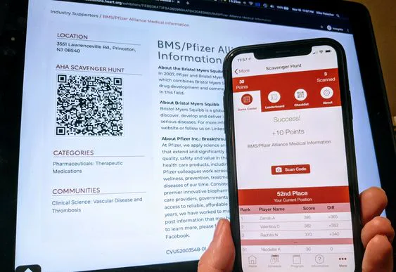 ScanHunt grabs a QR code