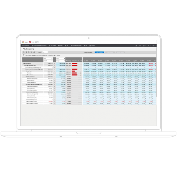Infor Dynamic Enterprise Performance Management budgeting and planning
