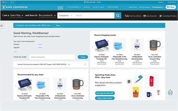 ewiz commerce personalized profiles