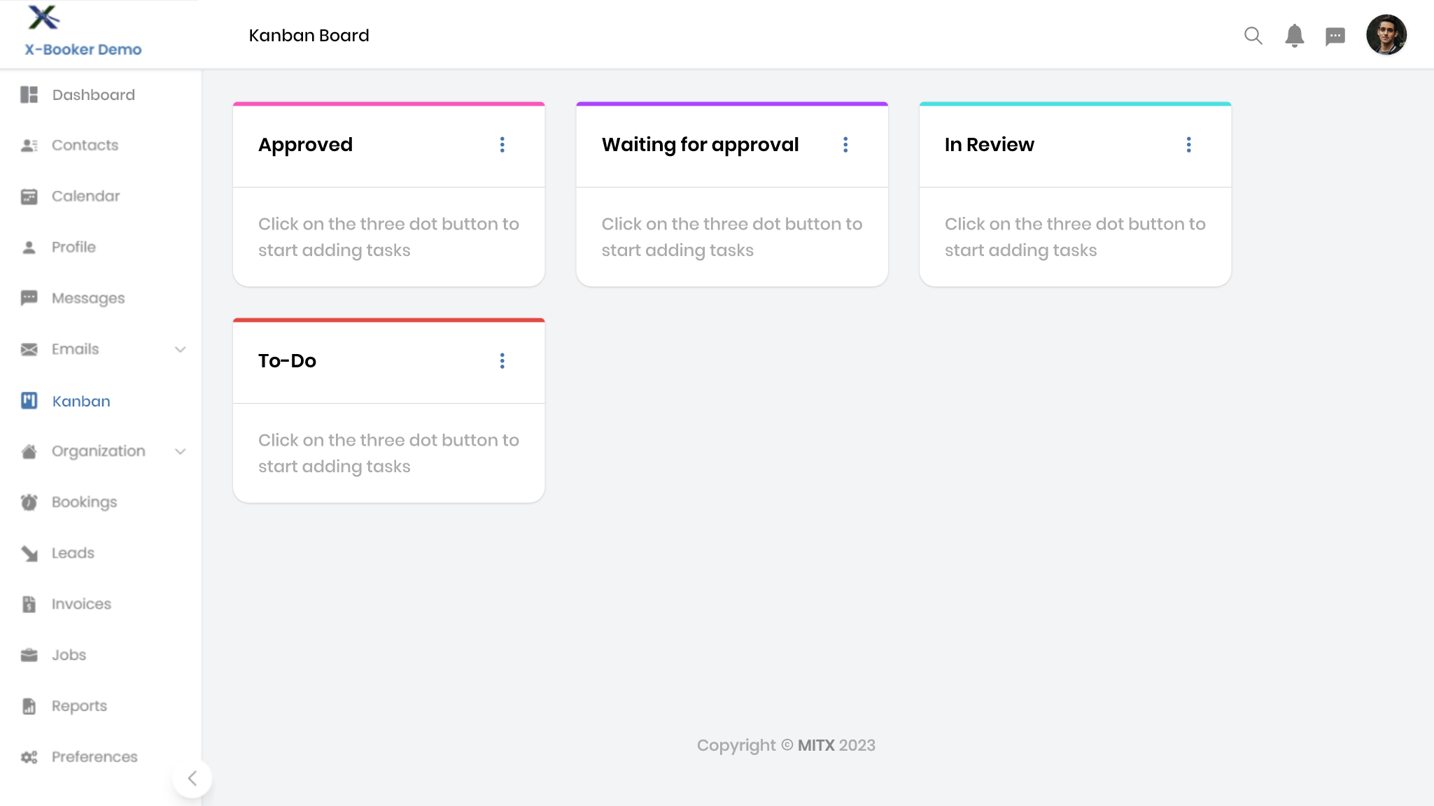 Kanban Board through which you can assign tasks or create some tasks in your organization with time tracking start date and due date and track the employee's activity by dedicating particular tasks.