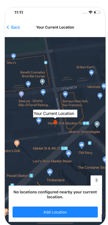 InnBuilt HRMS location tracking