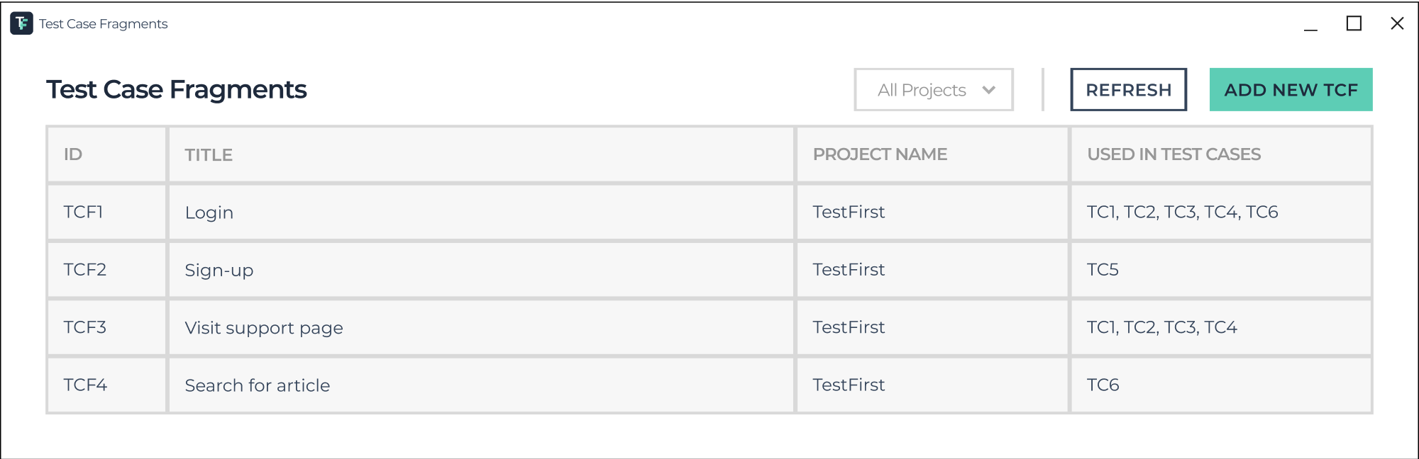 Maintain test cases 10x faster with the Test Case Fragments