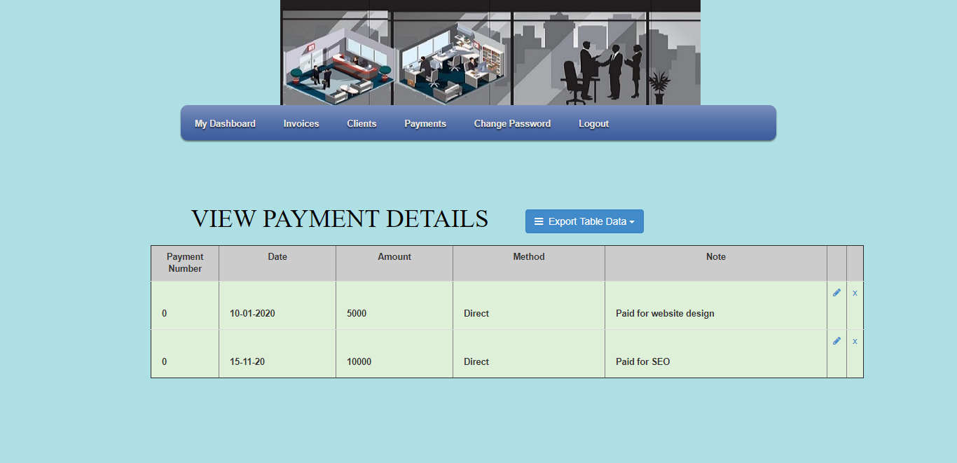 View Payment Details Online