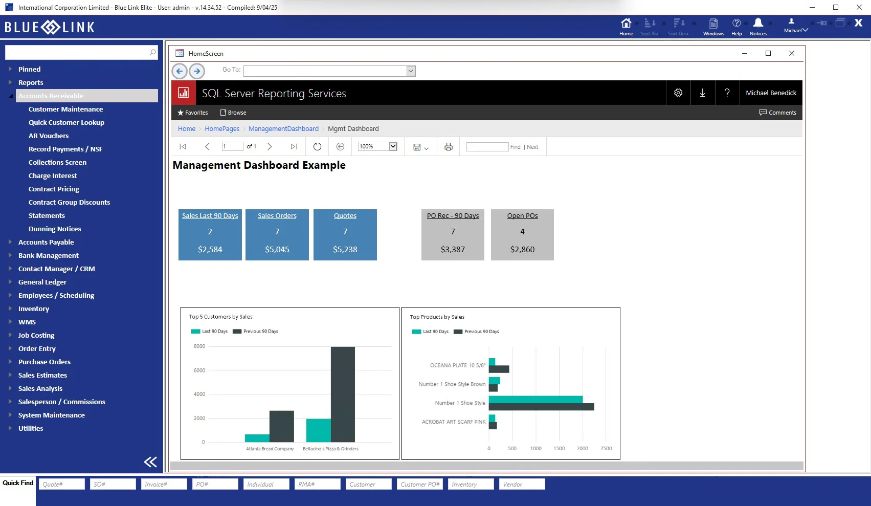 Blue Link ERP Price, Features, Reviews & Ratings - Capterra India