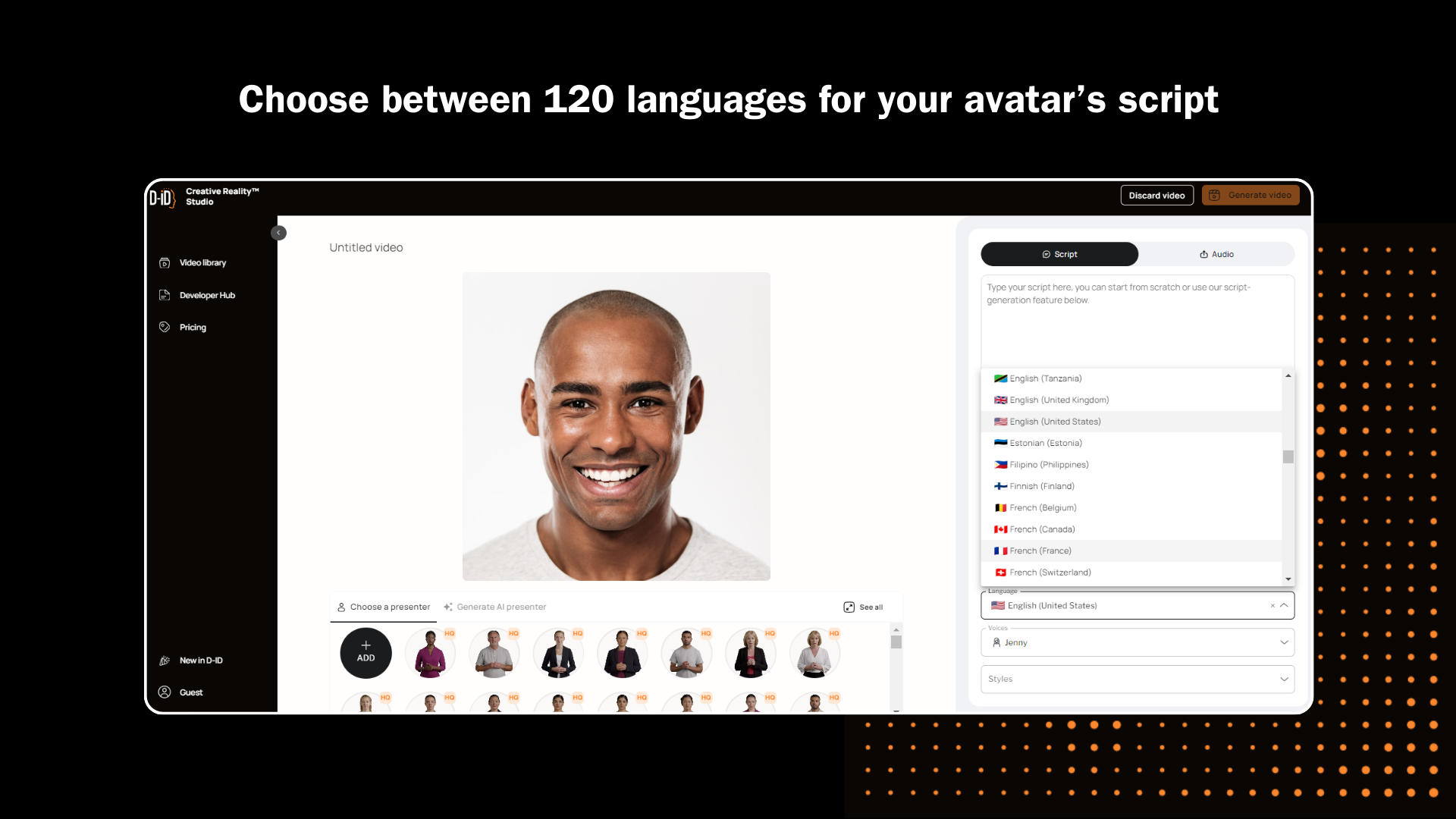 Generate speaking video in 30 seconds. Free trial available.