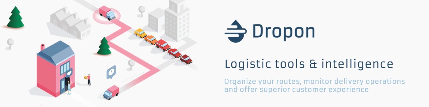 Enhance your logistics with Dropon's delivery tool. Optimize routes, monitor deliveries, and exceed customer expectations with ease. Get insight into your logistics process and learn what you should improve.
