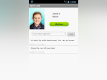LiveHelpNow Software - Chat functionality on mobile app