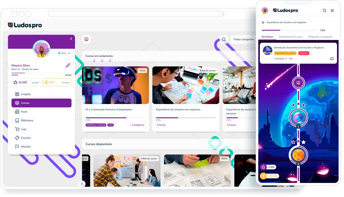 Ludos Pro screenshot: Acelere a curva do aprendizado