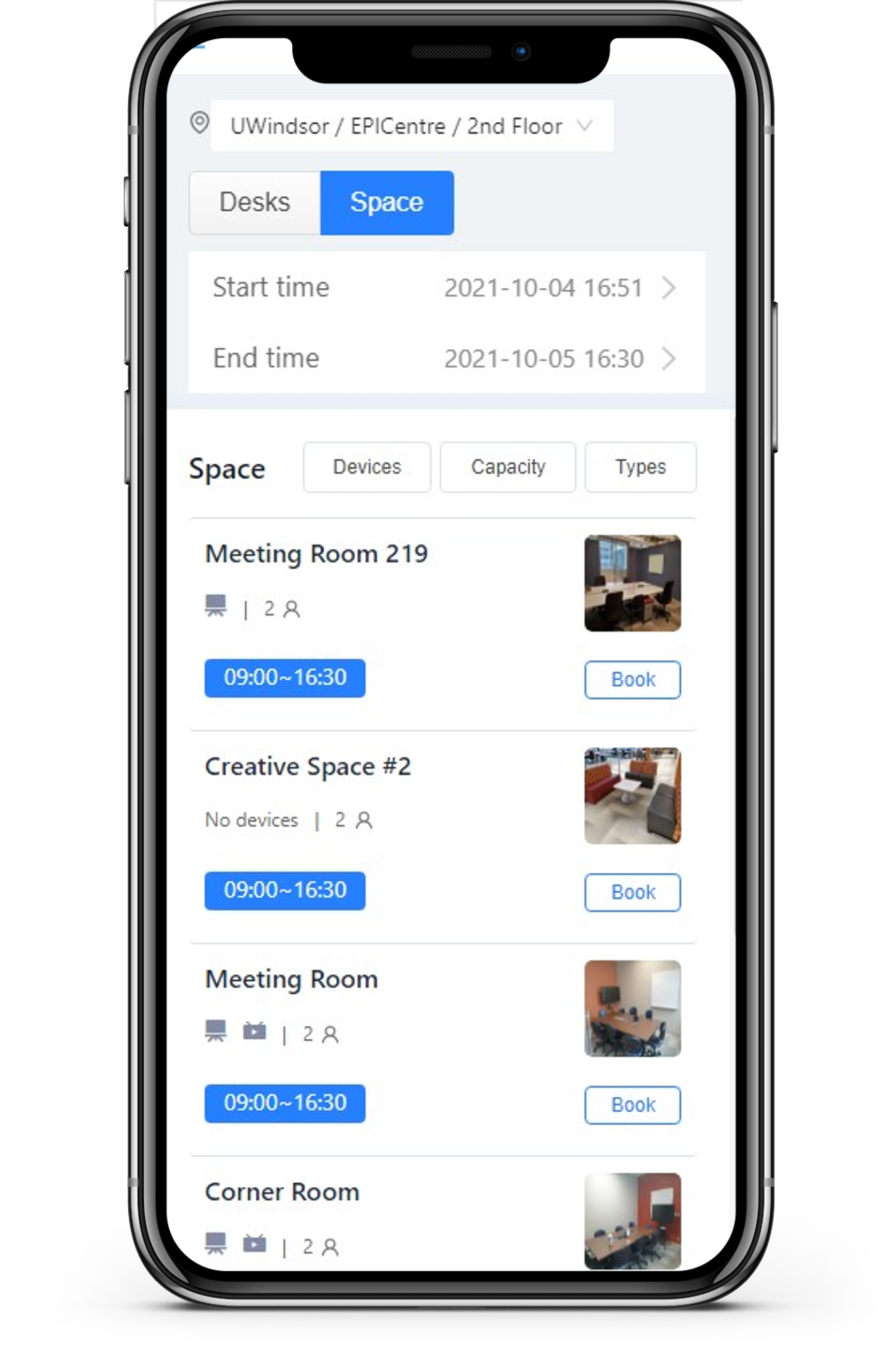 Space Booking Mobile